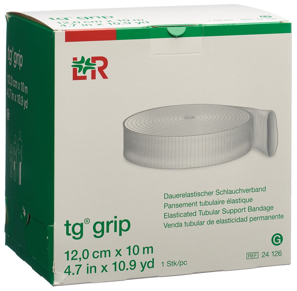 TG Grip Stütz-Schlauchverband 12cmx10m | Compression