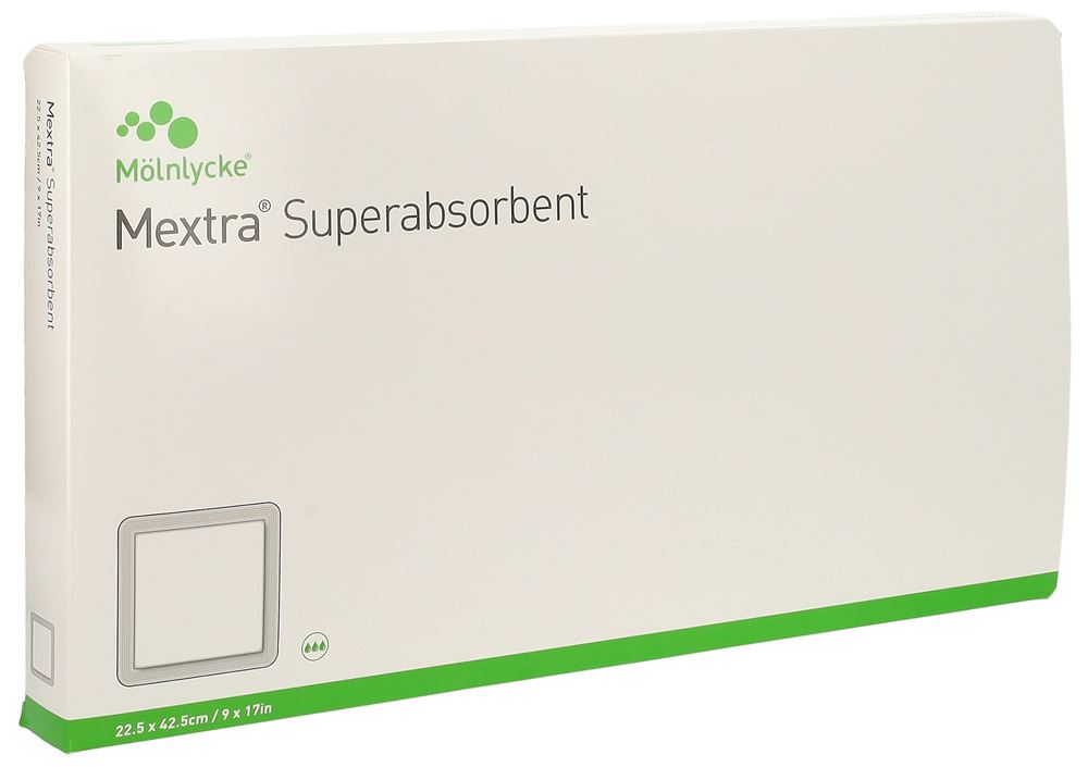 MEXTRA Superabsorbent Compresses 22.5x42.5cm | 10 pièces