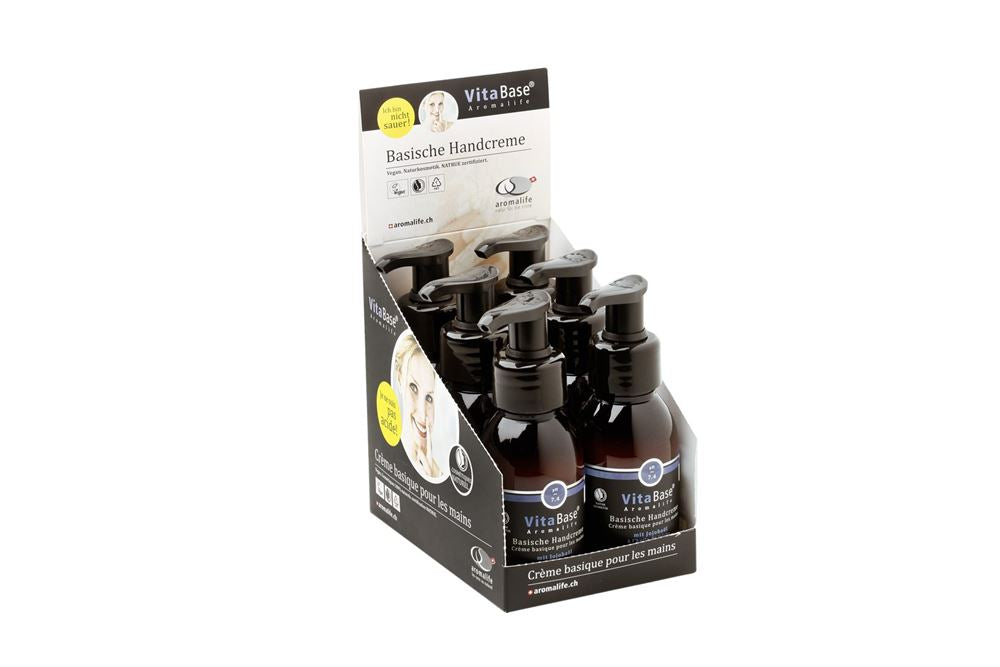 VITABASE Crème Mains Basique Display 6 pièces | Bien-être