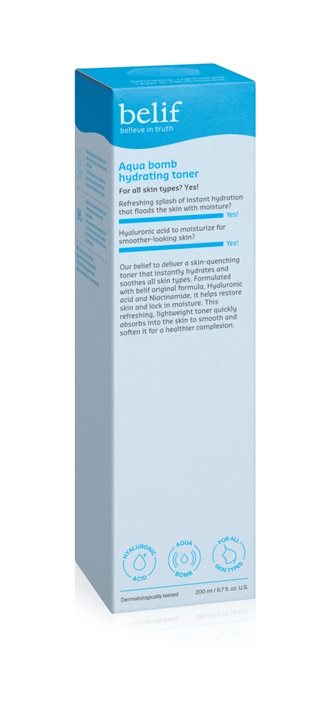 BELIF Aqua Bomb Toner Hydratant 200ml | Fraîcheur
