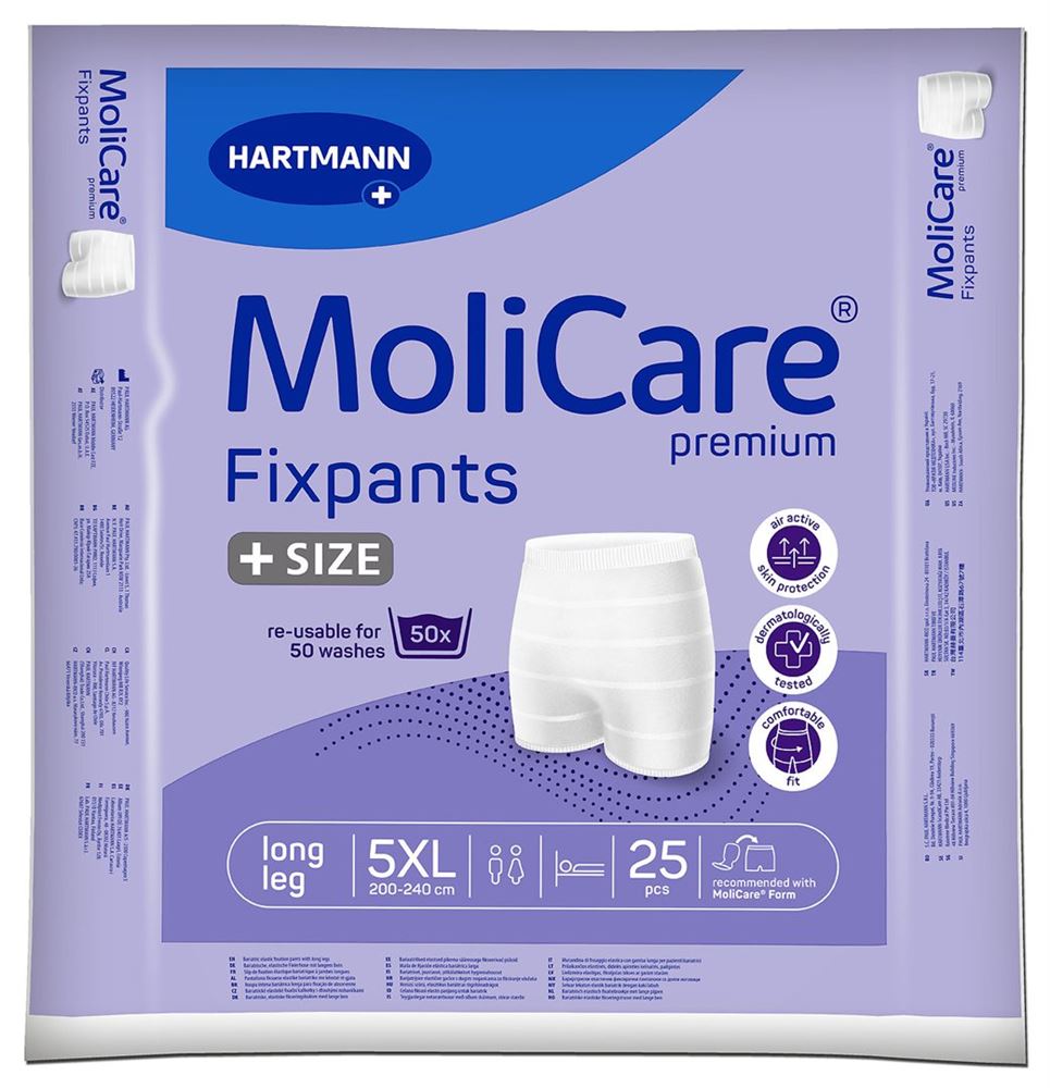MOLICARE Premium Fixpants 5XL Long 25 pièces | Maintien