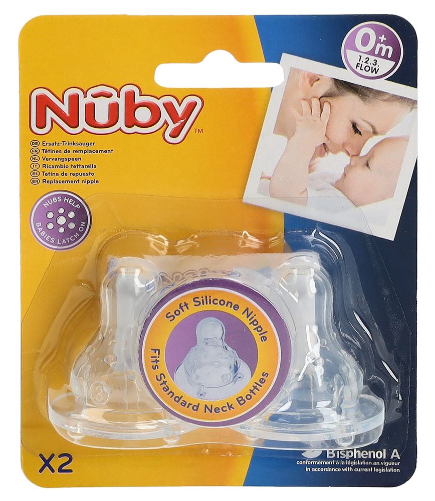 NUBY Sucer 3 Étapes Silicone S | Pour Biberon