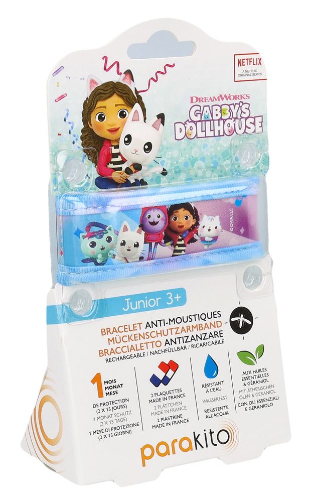 PARAKITO Bracelet Junior Universal Gabby Family | Anti-Moustiques