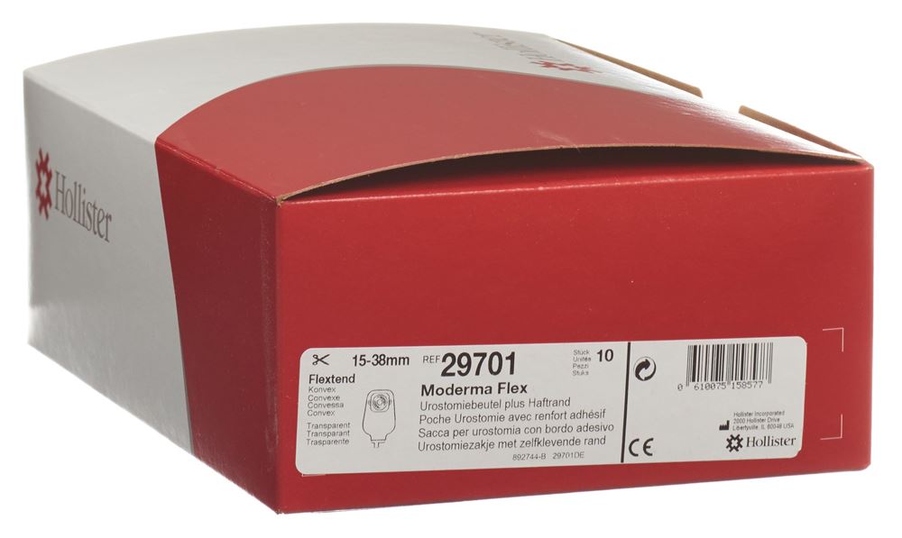MODERMA FLEX Uro Adhésif 38mm Conv Tra 10 pièces | Sécurité