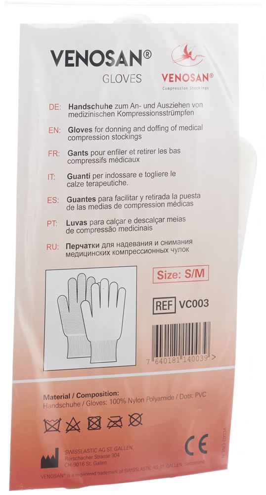 VENOSAN Gants à picots S/M VC003 | 1 Paire