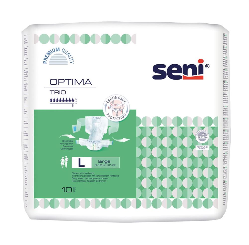 SENI Optima Trio Protections L 10 pièces | Confort