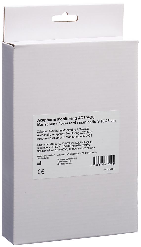 AXAPHARM AO7/AO8 Brassard S 18-26cm | Mesure Précise