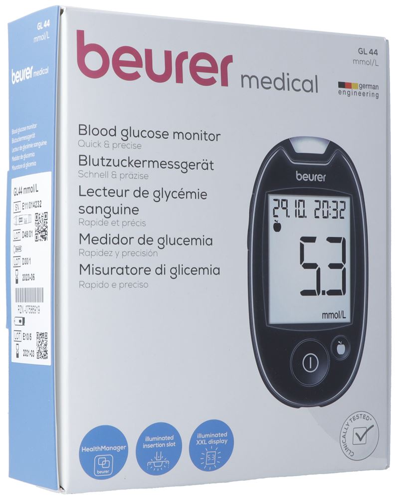 BEURER GL44 Glucomètre | Easy to use