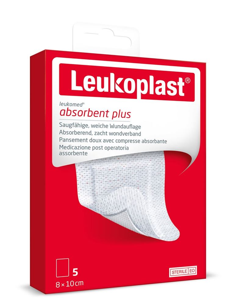 LEUKOPLAST Leukomed Stérile 8x10cm | 5 pièces