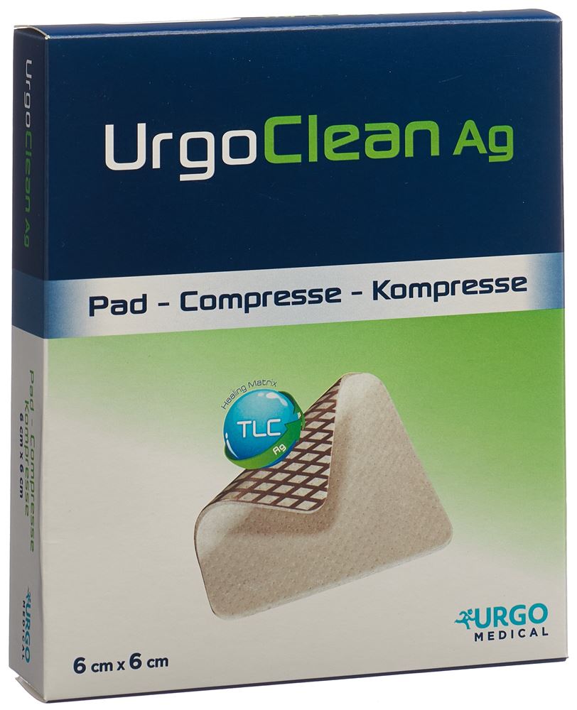URGOCLEAN Ag Pansement 6x6cm 10 pièces | Soin
