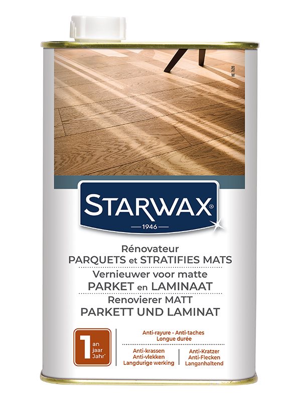 STARWAX Rénovateur Parquet Stratifié Mat 900ml | Protection