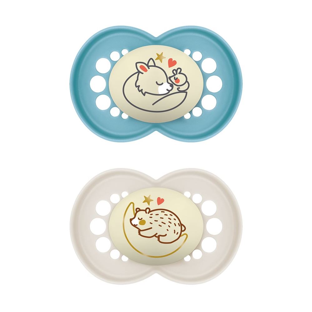 MAM Night Sucette Sil 6-16m | Garçon