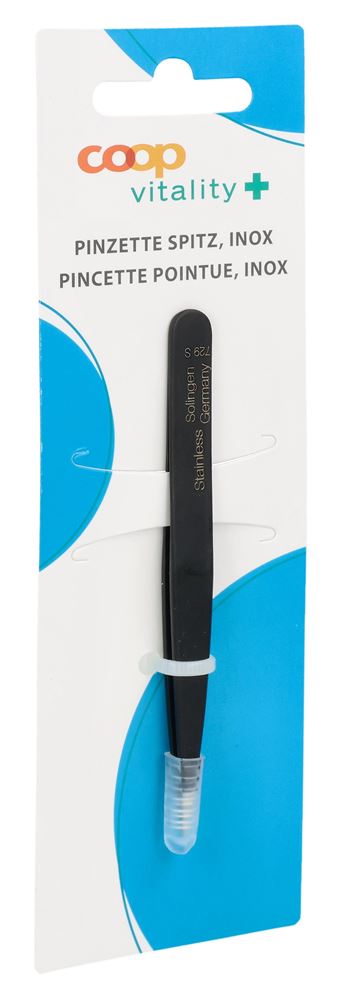 COOP VITALITY Pincette Pointue Inox Noir Mat | Précision &amp; Style