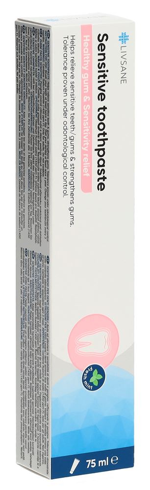 LIVSANE Dentifrice Dents Sensibles 75ml | Apaisant