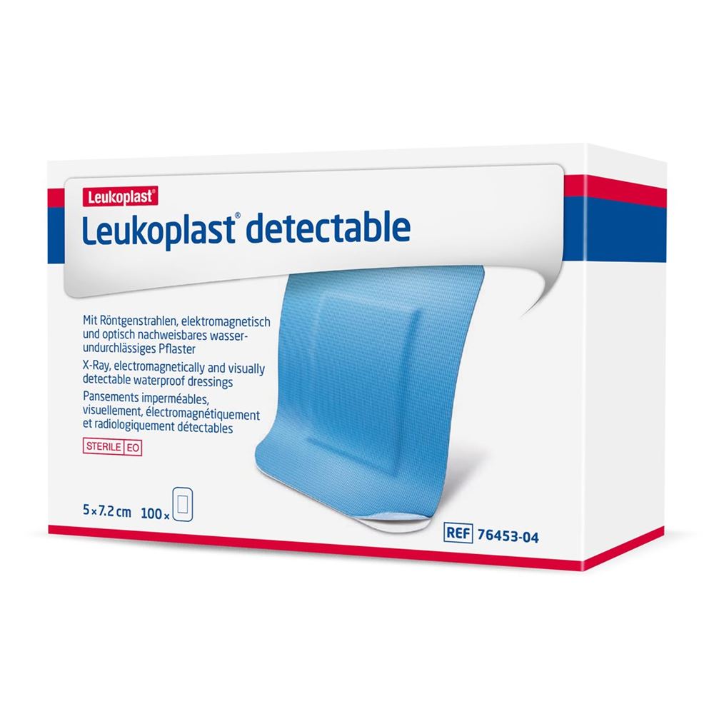 LEUKOPLAST Detectable Pansement 5x7.2cm | 100 pièces