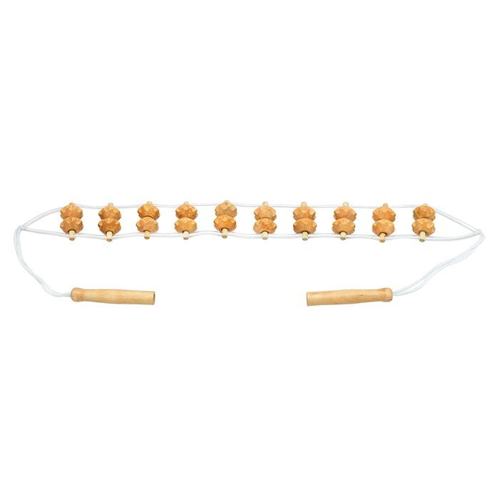SUNDO Rouleau de massage dos | Bois 10x2 Rouleaux