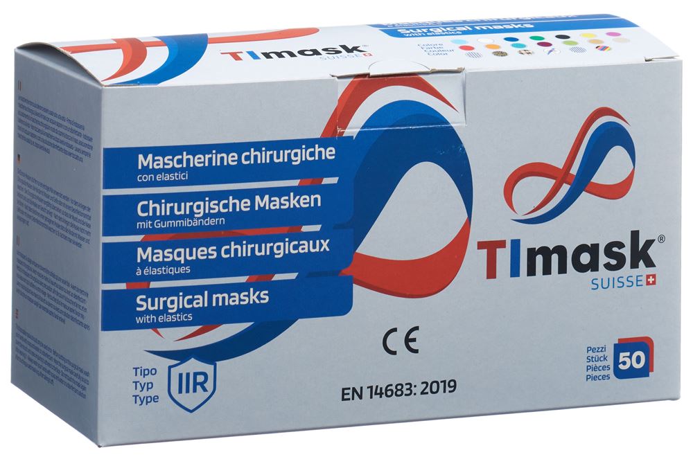 TIMASK Masque Médical IIR Printemps 50 pièces | Protection