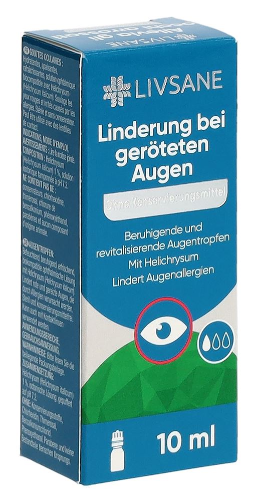 LIVSANE Yeux Rouges Spray 10ml | Apaisant