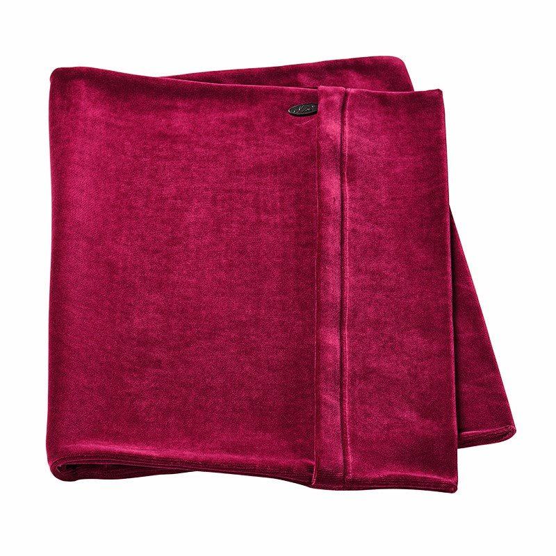 ELSA Housse de coussin 40x60cm Velours Bordeaux | Élégance