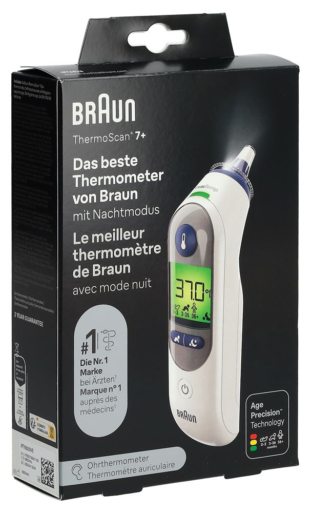 BRAUN ThermoScan 7 IRT 6525 Thermomètre | Précis