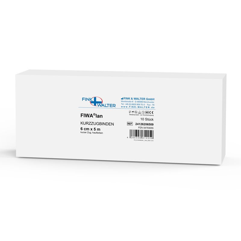 FIWA Lan Kompressionsbinden 6cmx5m 10 Pièces | Compression