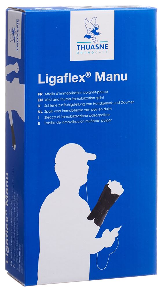 THUASNE Ligaflex Manu Orthèse Poignet Gr1 Droite Noir | Soutien