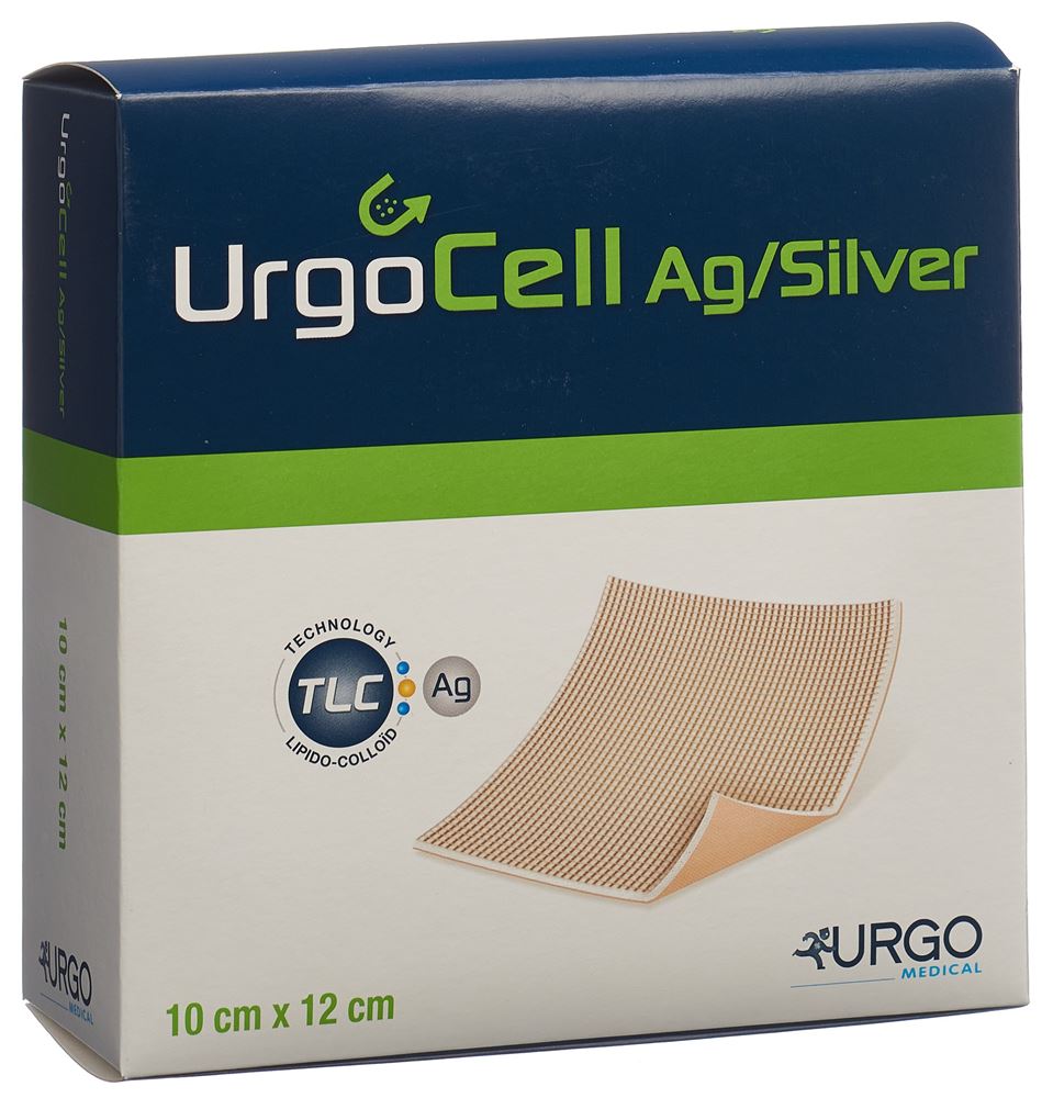 URGOCELL Silver Pansement 10x12cm 10 pièces | Cicatrisation