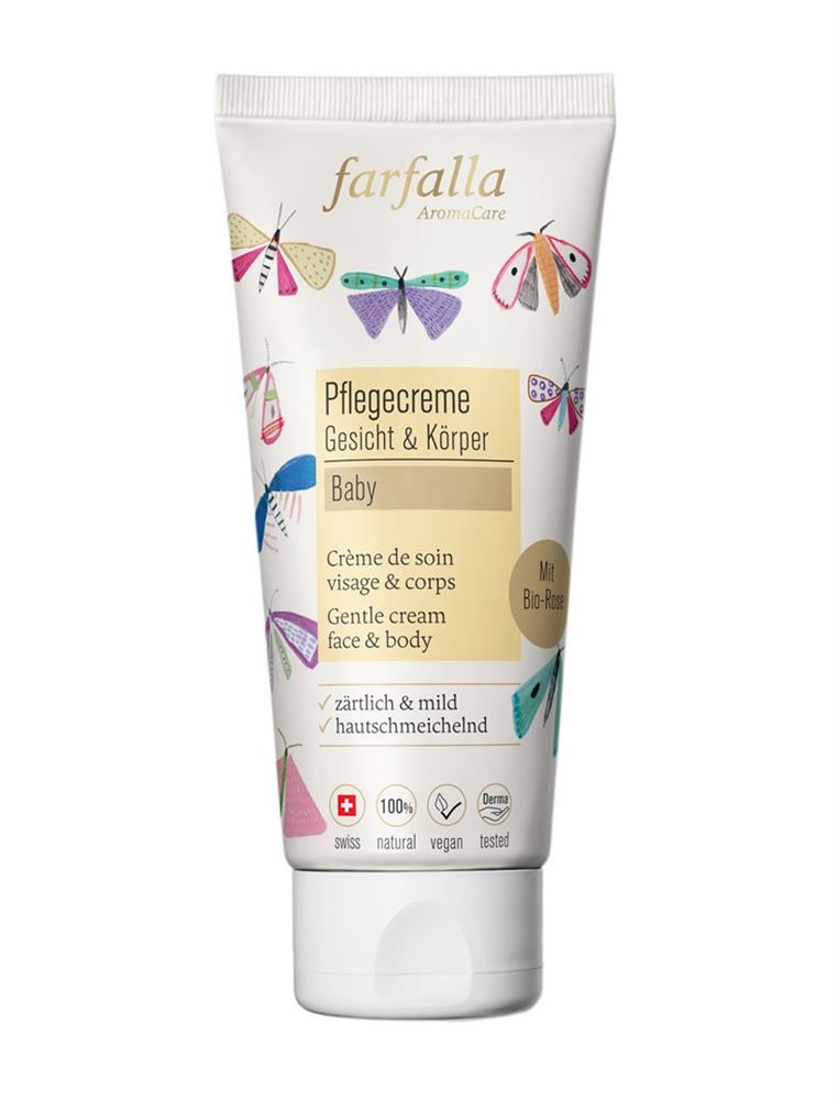 FARFALLA Baby Crème Visage &amp; Corps Rose 100ml | Soin