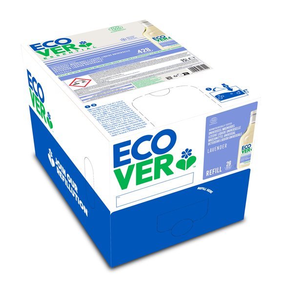ECOVER Lessive Liquide Uni Lavande 15L | Écologique