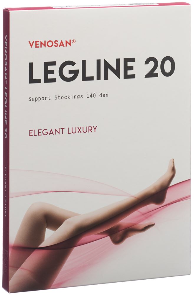VENOSAN LEGLINE 20 A-D XS black 1 Paire | Compression