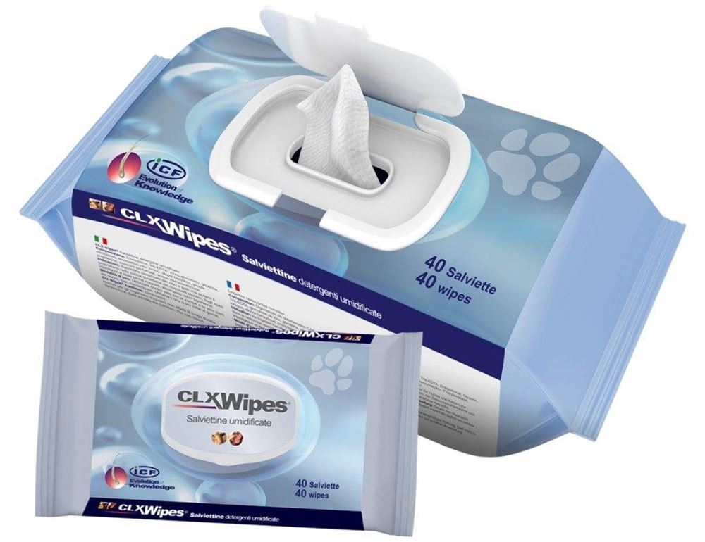 CLX WIPES Lingettes Nettoyantes 40 pièces | Chiens/Chats
