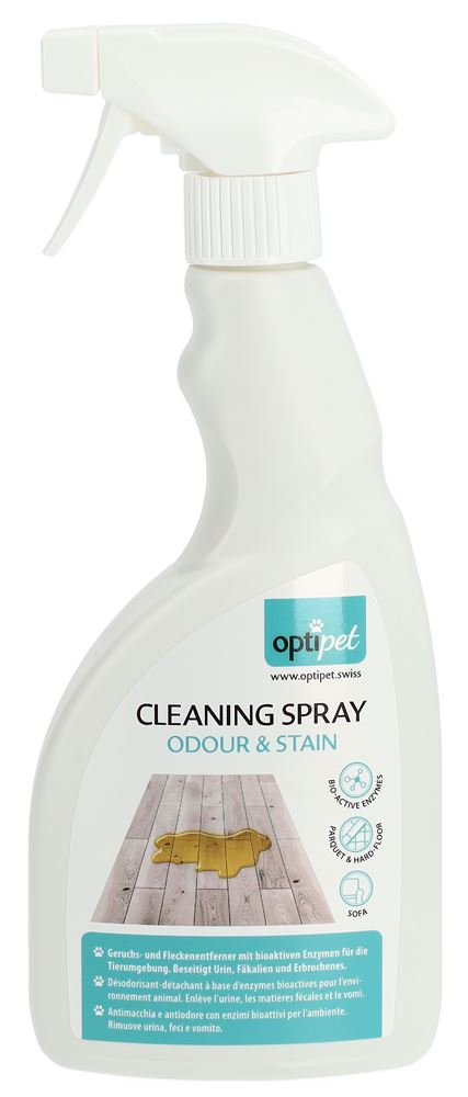 OPTIPET Spray Nettoyant Odeur &amp; Tache 500ml | Fraîcheur