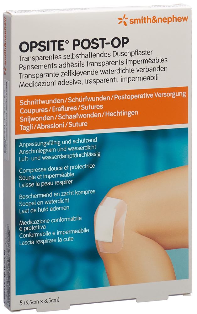 OPSITE POST OP Pansement 9.5x8.5cm | 5 pièces