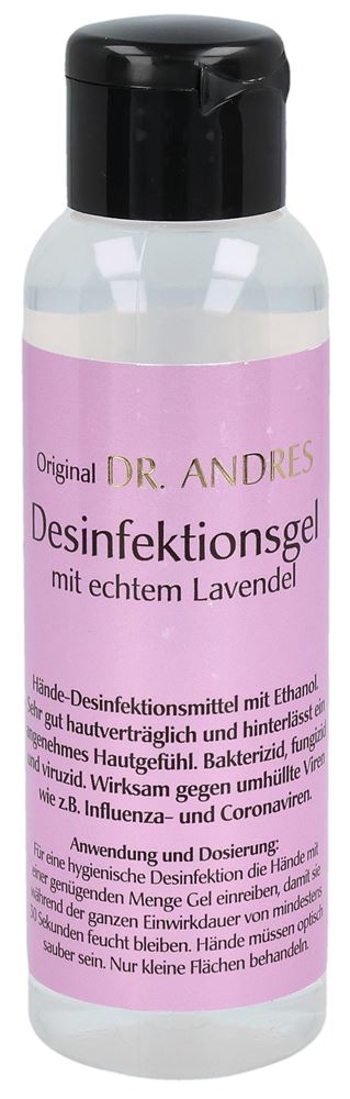 ANDRES Gel Désinfectant Lavande 100ml | Hygiène