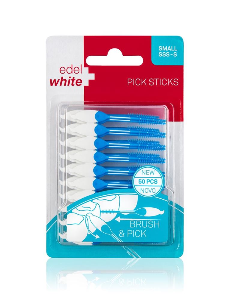 EDEL+WHITE Pick Sticks small Boîtier voyage 50 pièces
