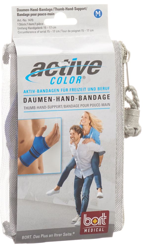 BORT ActiveColor Pouce-Main S Bleu | Confort