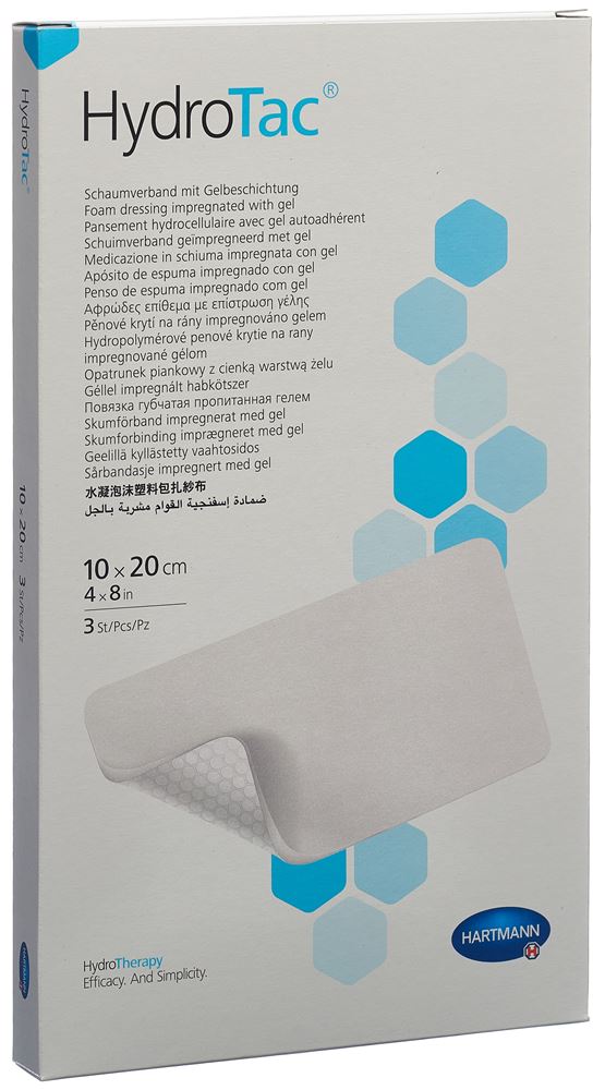 HYDROTAC Pansement 10x20cm | 3 pièces