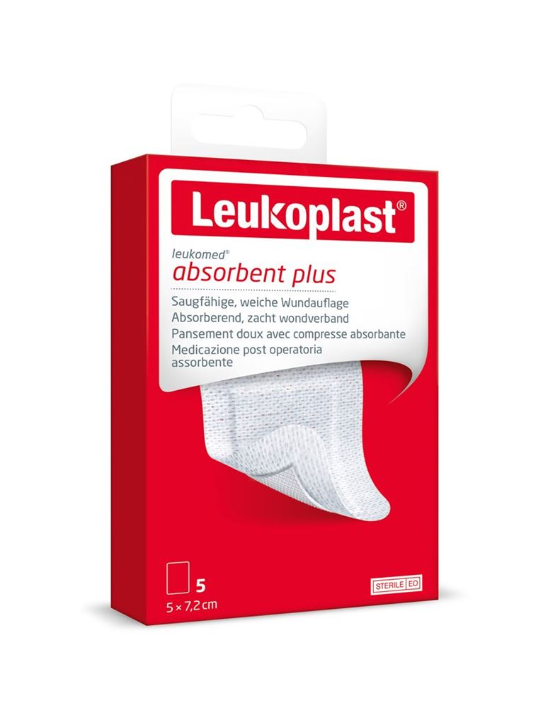 LEUKOPLAST Leukomed Stérile 7.2x5cm | 5 pièces