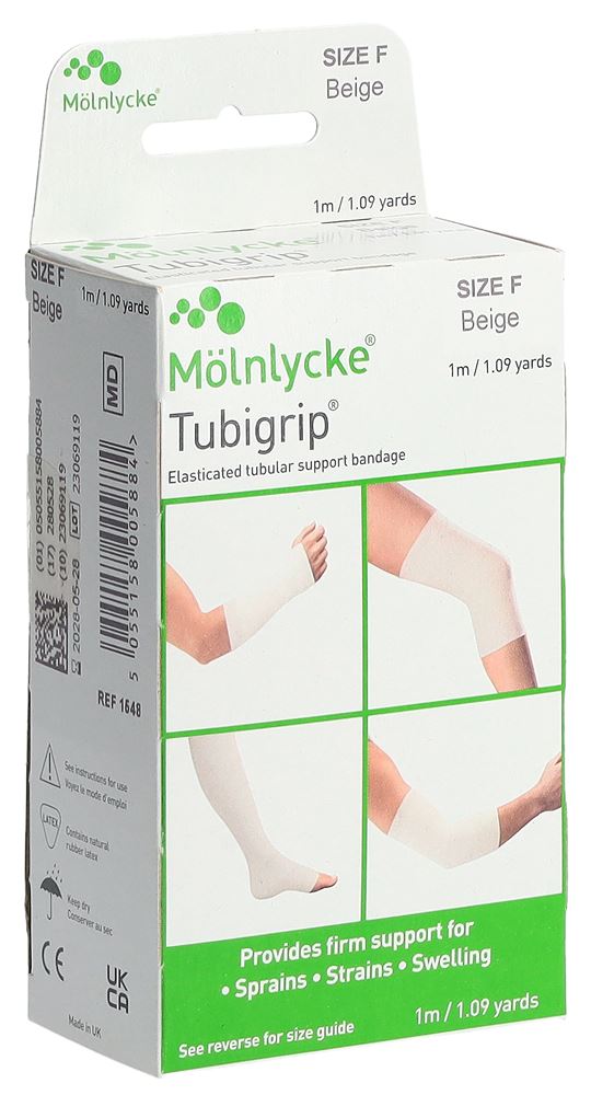 TUBIGRIP Bandage tubulaire F 1mx10cm Beige | Compression