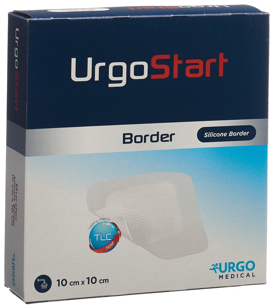 URGOSTART Border Pansements 10x10cm | 10 pièces