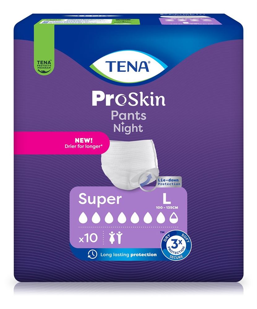 TENA Pants Night Super L Culotte | Nuit Sûre