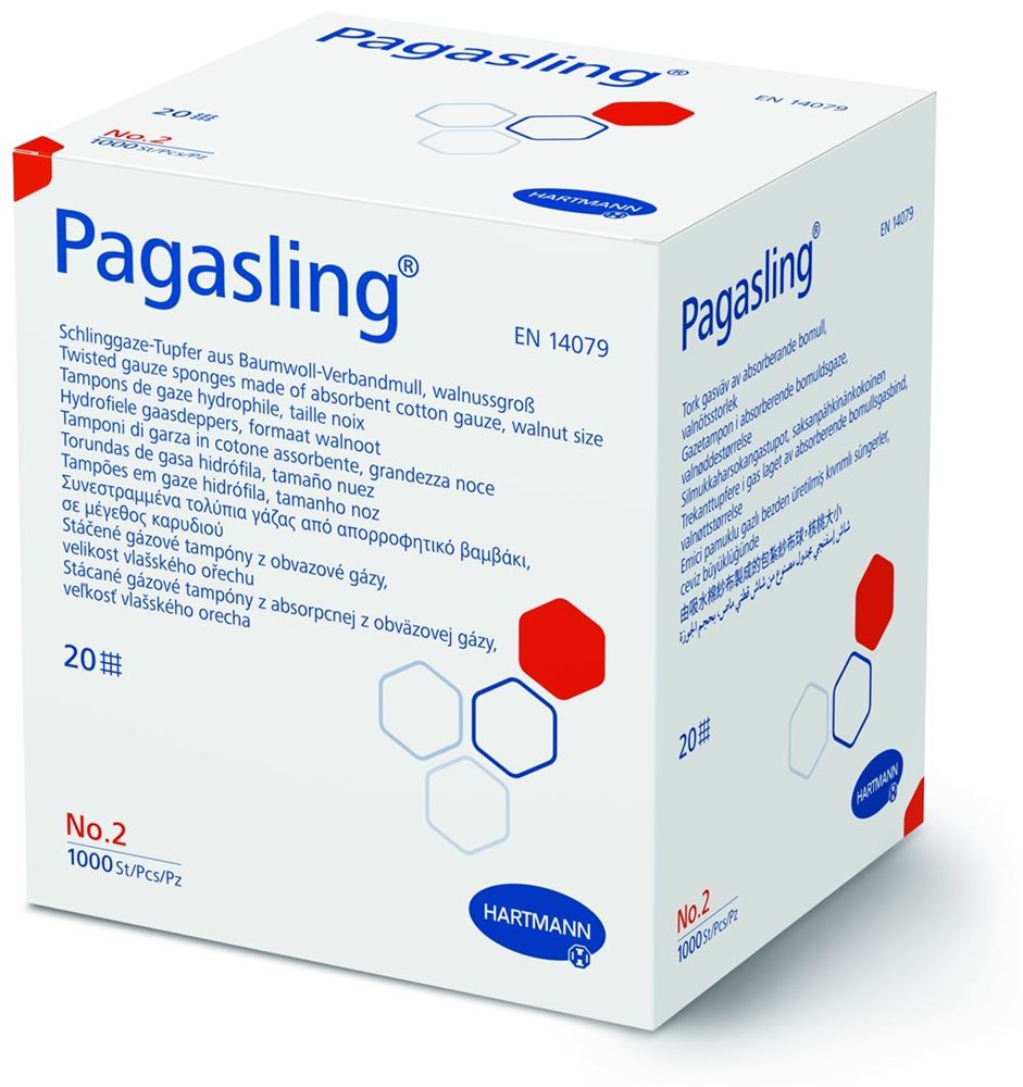 PAGASLING Compresse Gaze Gr2 1000 pièces | Soin