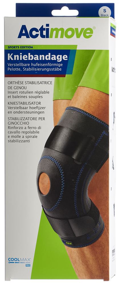 ACTIMOVE Sport Kniebandage S | Stabilisatrice