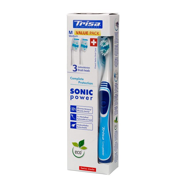 TRISA SonicPower Complete Protection Brosse à dents | Medium