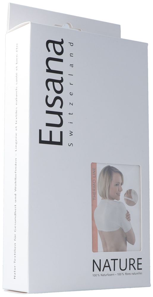EUSANA Schulterwärmer XL Ivoire | Avec Bretelles