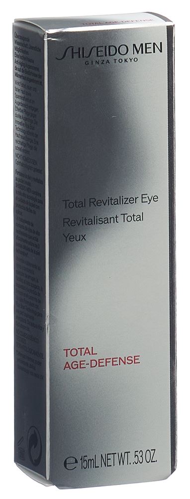 SHISEIDO MEN Total Revitalizer Yeux Crème 15ml | Contour des Yeux