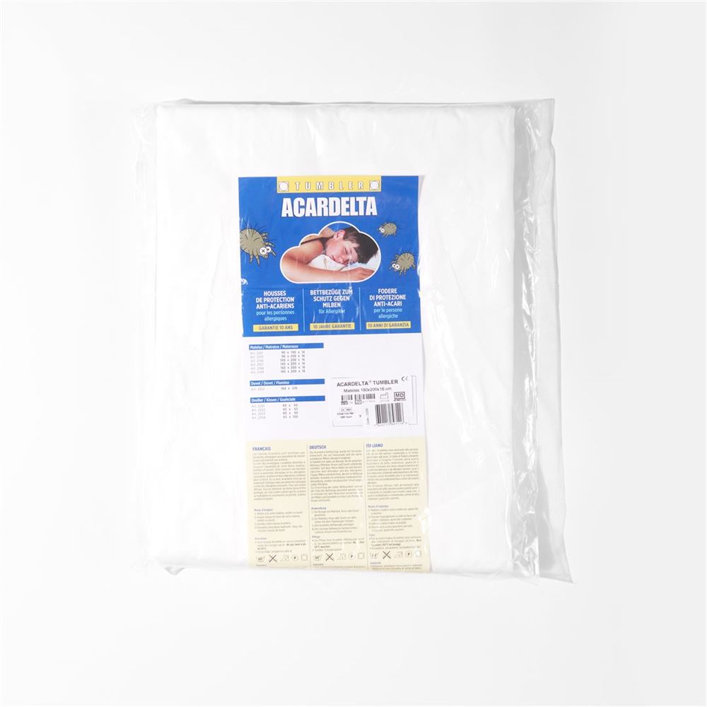 ACARDELTA Tumbler Matratze 180x200x16cm | Anti-acariens