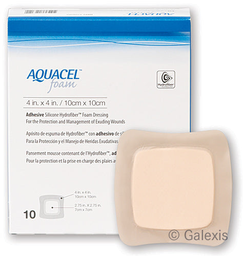 AQUACEL FOAM Adhésif 17.5x17.5cm 10 pièces | Pansement