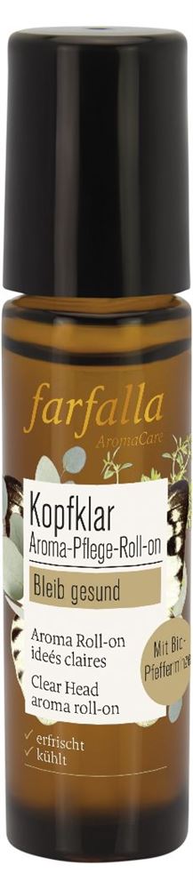 FARFALLA Roll-on Idées Claires Menthe 10ml | Concentration