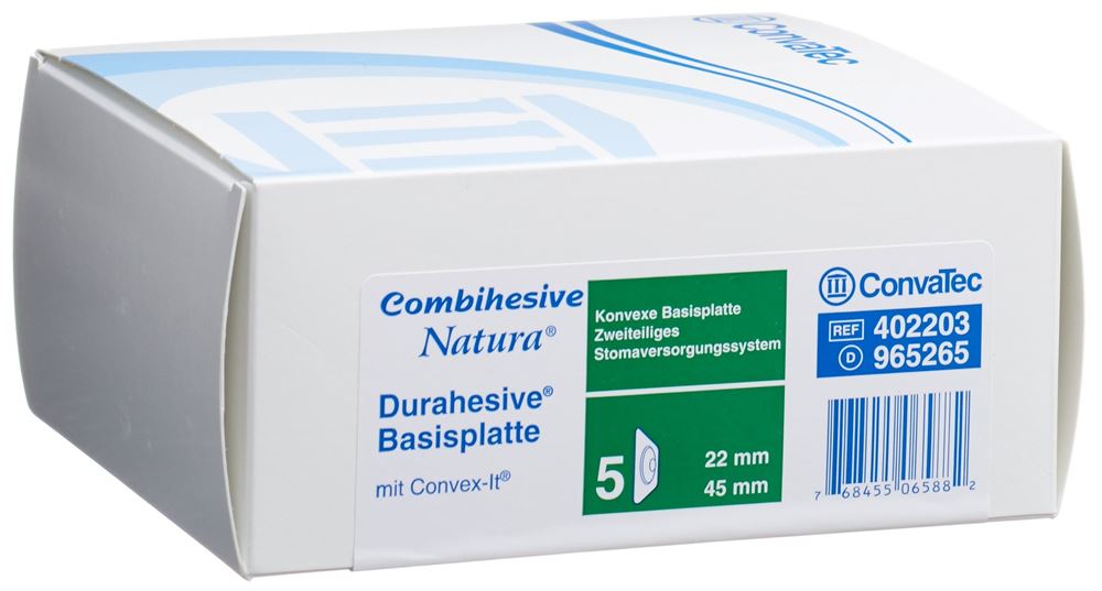NATURA CONVEX Basisplatten 22/45mm 5 pièces | Support